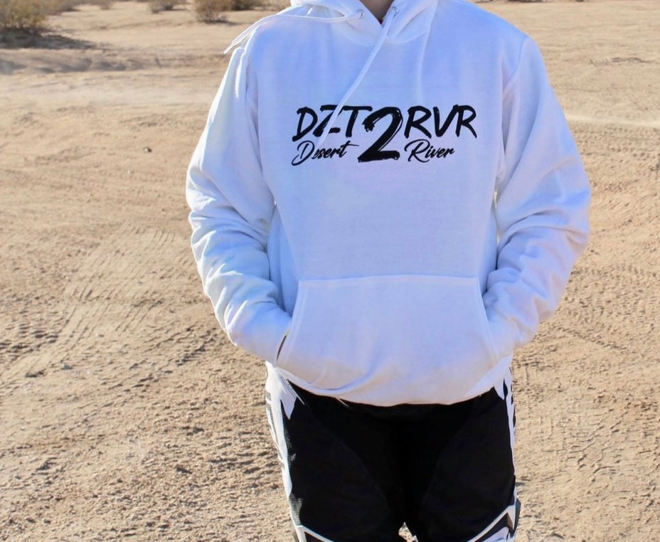 DZT2RVR Written Logo Hoodie