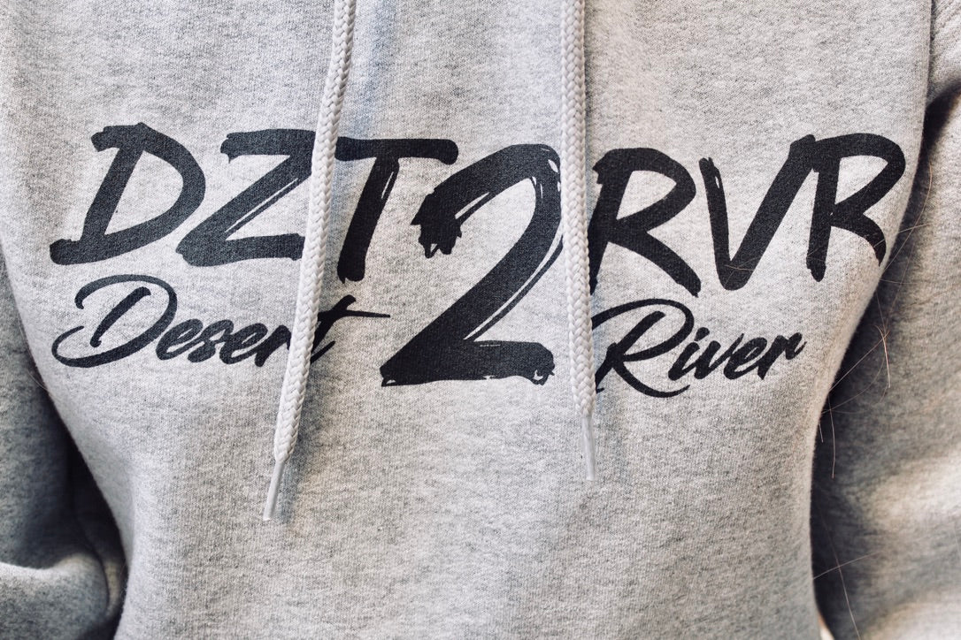 DZT2RVR Written Logo Hoodie